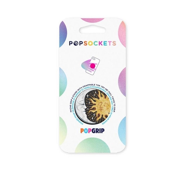 PopSockets Sol og Måne Avtakbart Grip med Stativfunksjon
