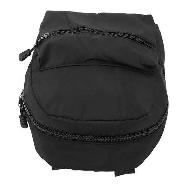 Mini Ryggsäck Bärbar Vattentät Snygg Nylon Liten Ryggsäck för Studenter Kvinnor Flickor Svart