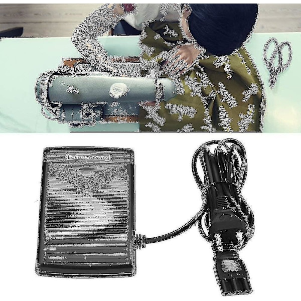 Universal Startpedal för hushållssymaskin - Fotpedal för Singer Elektronisk