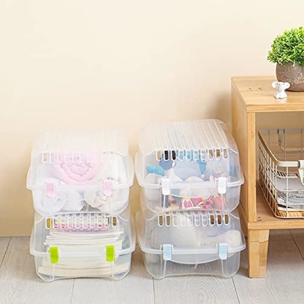 Skotøjsæsker, stabelbare med plastikforbindelser, foldbare, -X71-