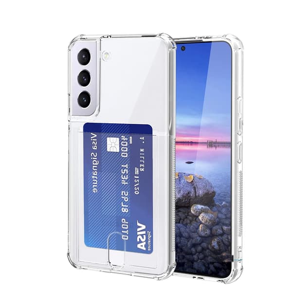 Samsung Galaxy S24 - Practical Shock-Absorbing Case with Card Holder