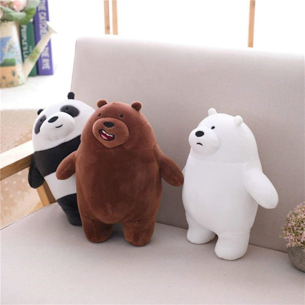 Gosedjur 40 cm Kawaii We Bare Bears Plyschleksak