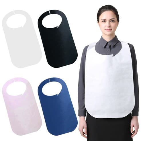 100Pack Non-woven förkläde för engångsbruk Gästrestaurangförkläde Blue 100pcs