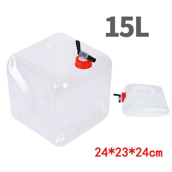 10L/15L/20L Bärbar hopfällbar vattenflaska med kran 10L