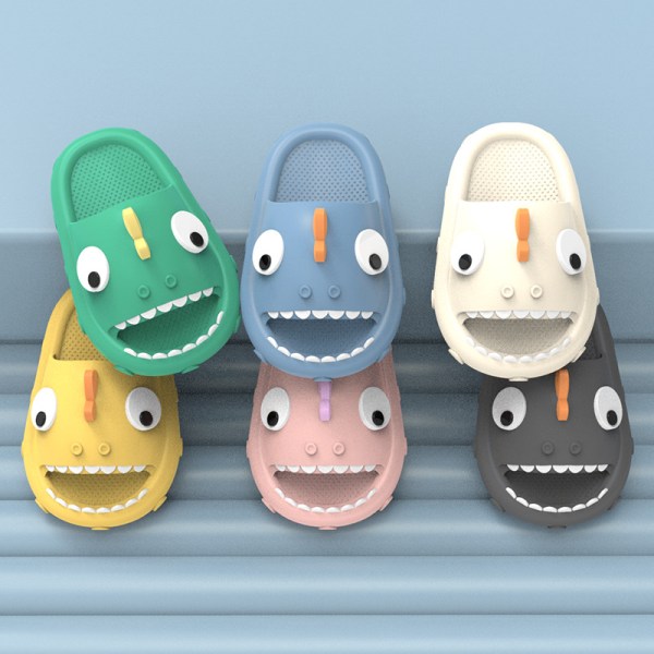 Summer Beach Dinosaur Tofflor Tjock sula utomhussandaler Beige 42-43