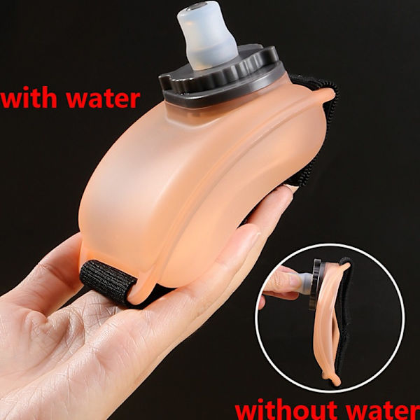 200ml Utomhus löpande handled Vattenflaska Cykelsportmugg Bärbar vattenflaska orange