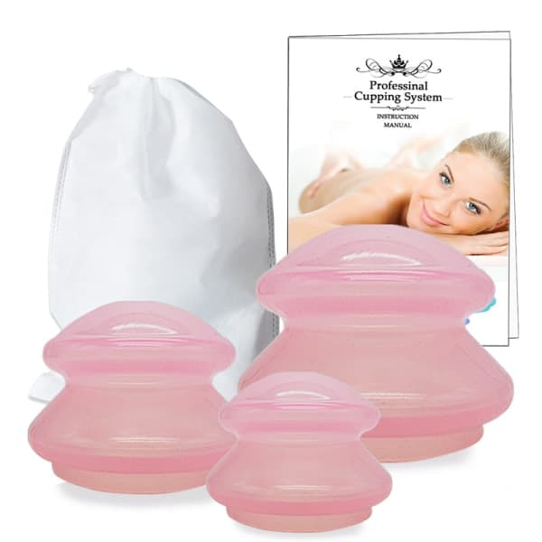 3st Koppning för helkroppsmassage Hemvakuumkoppling Transparent 3Pack