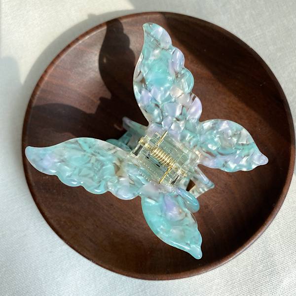 Butterfly Hair Claw Clips Vintage-hiusklipsit OSTA 1 SAAT 2 Blue