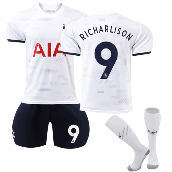 2023-2024 Tottenham Hotspur Hem barnfotbollströja F.C. nr 9 RICHARLISON 10-11 Years