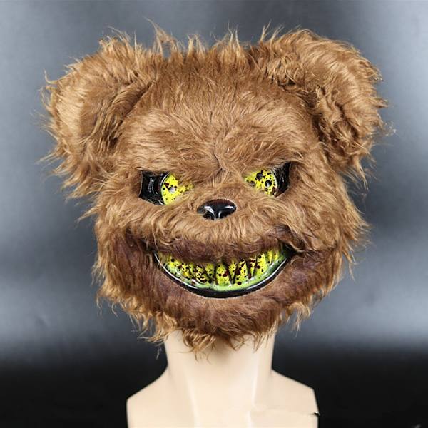 Halloween Mask White Bunny Rabbit Bloody Creepy Halloween Masque