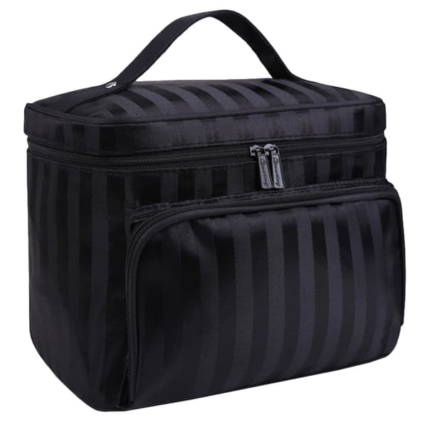 Kvinnor med stor kapacitet Makeup Vattentät case black