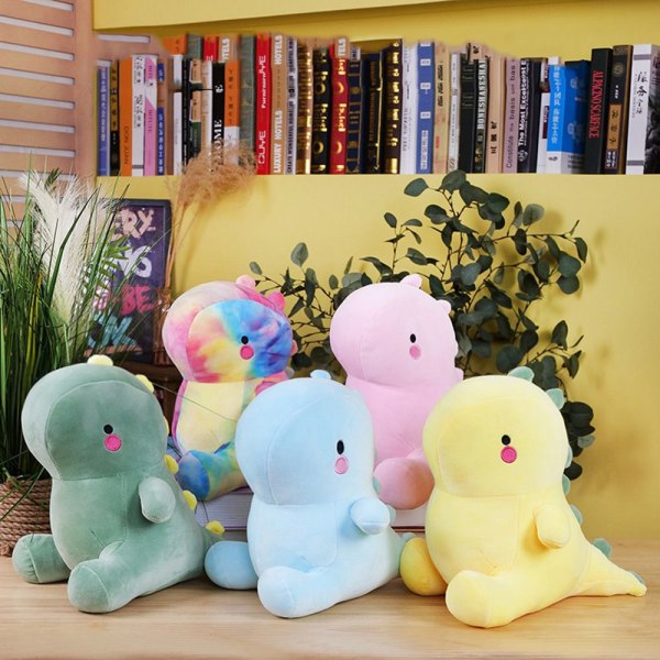 Pehmo dinosauruslelu, täytetyt pehmolelut KELTAINEN 25cm yellow 25CM-25CM