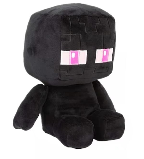 Minecraft Enderman Steve Game Oheislaite pehmonukke 26 cm