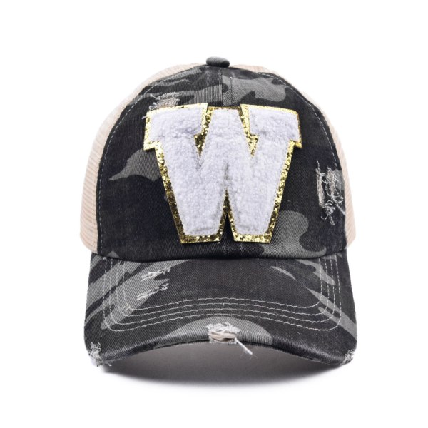 Outdoor Camouflage Baseball Caps Alphabet Cap kirjain Hattu
