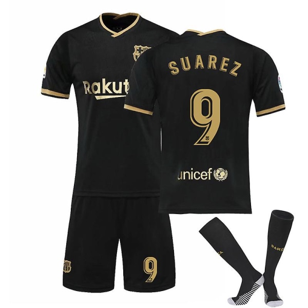 Barcelona tröja nr.9 D.dembele fotbollssats svart guld 22