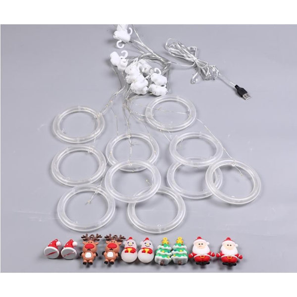 USB julbelysning Julgransdekoration Xmas Ornaments