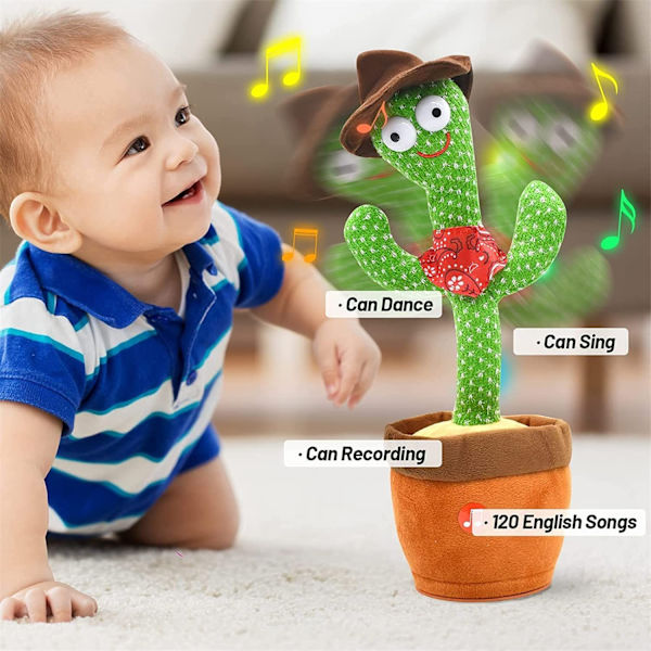 Sings Dance Repetitive Talking Cactus Toy 2