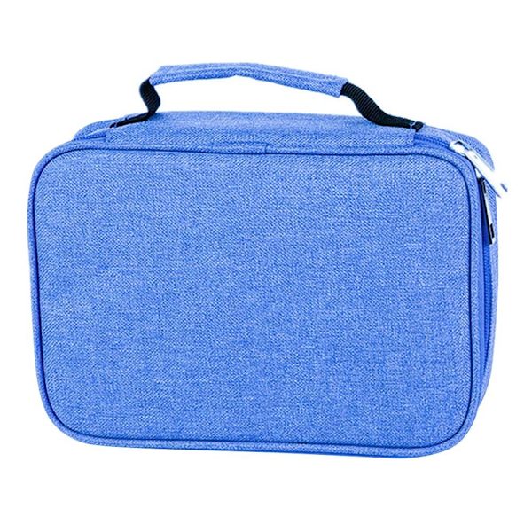 Monitoiminen kynäkotelo maalauskynäteline SININEN Blue