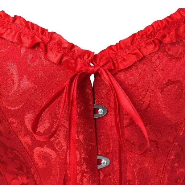Korsettblommor för kvinnor utan bh -axelbandslösa underkläder XL