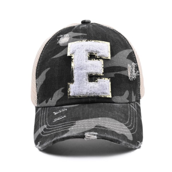 Outdoor Camouflage Baseball Caps Alphabet Cap kirjain Hattu