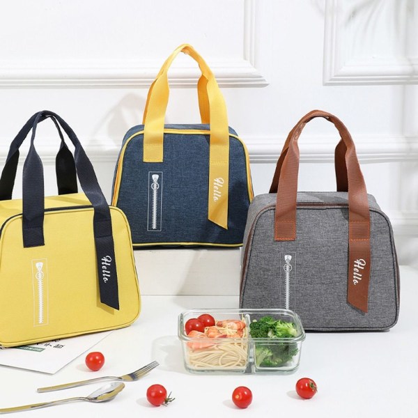 Isolerad Thermal Bag Kylväska Lunchväska BLÅ blue