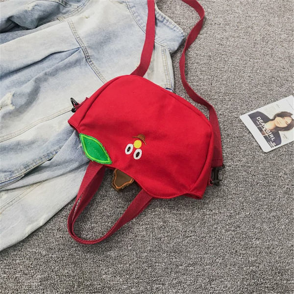 Naisten Fruit Banana Apple Cross Body laukku KELTAINEN yellow