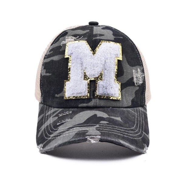 Outdoor Camouflage Baseball Caps Alphabet Cap kirjain Hattu
