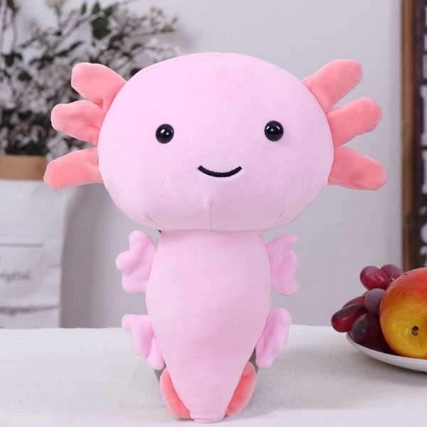 Axolotl Plyschdjur Plyschdocka Gosedjur 20cm ROSA pink