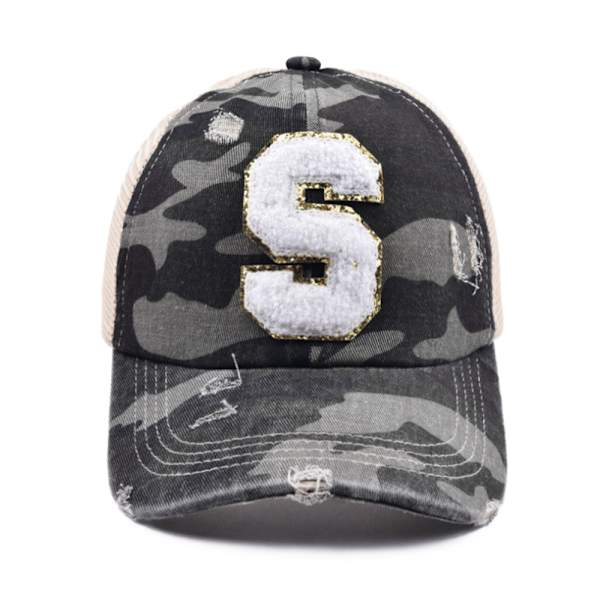 Outdoor Camouflage Baseball Caps Alphabet Cap kirjain Hattu
