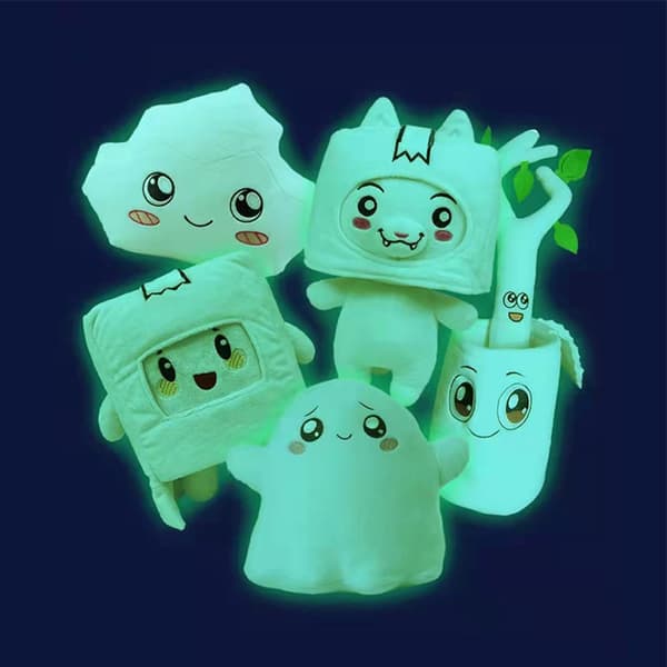 Glow In The Dark Pehmo Lanky Box irrotettava pehmolelu E