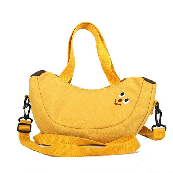 Naisten Fruit Banana Apple Cross Body laukku KELTAINEN yellow