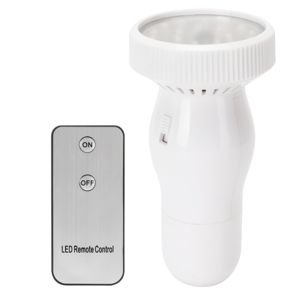 LED energisparlampa Fjärrkontroll Ficklampa Uppladdningsbar anjonreningslampa 100‑240V