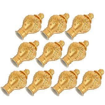 Window Drapery Rod Finials Curtain Rod End Caps Elegant Design Stable Decor 10-pack