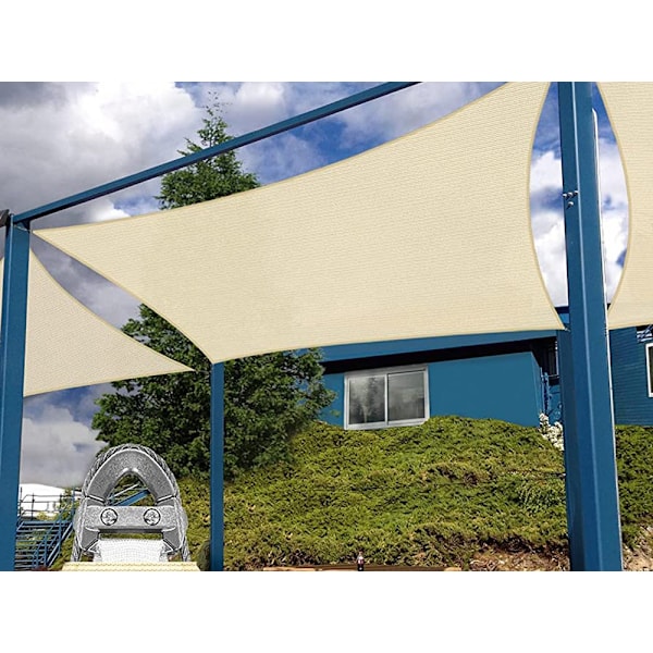Solseil / Seilduk - Vanntett - 4x3 m Beige Beige