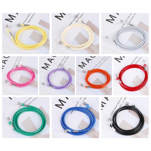 Glasögonrem Glasögonhållare 10-pack, Glasögonkedja Snöre