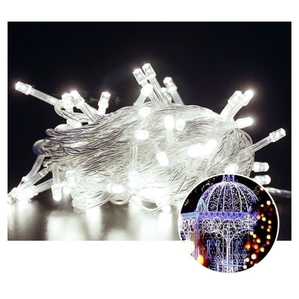 10Meter 100 LED Fairy String Lights för julgran inomhus utomhus festdekoration
