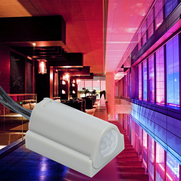 LED infraröd rörelseinduktionsbrytare 12V öppen installation för garderobsskåp DC6‑24V