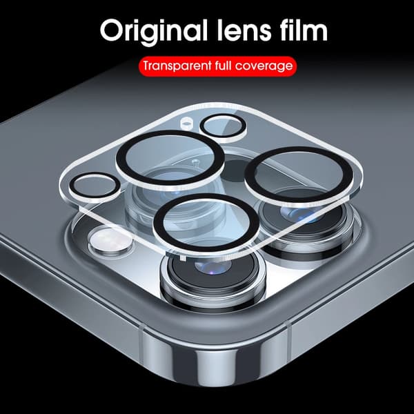 2-pack Compatible with iPhone 15 Pro/15 Pro Max Lens Protector/Camera Protector transparent
