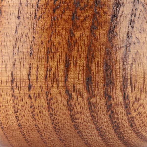Träkopp Primitiv stockfärg Handgjord naturligt trä Kaffe Te Öl Juice Mjölkmugg #2