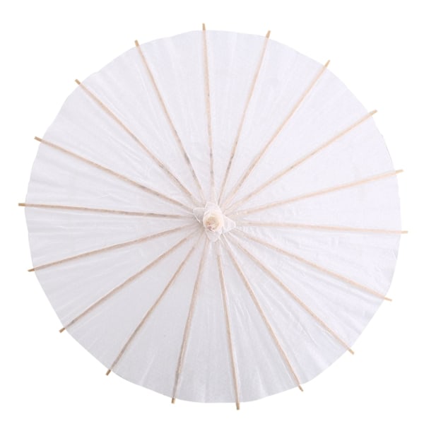 (Arbetardagens special!) 10 st vita pappersparaplyer - dekorativa paraplyer i papper - 20 cm 20CM