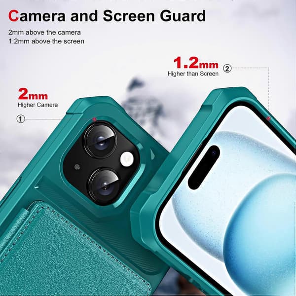 Horizontal Flip Card Slot Leather Phone Case For iPhone 15 Plus