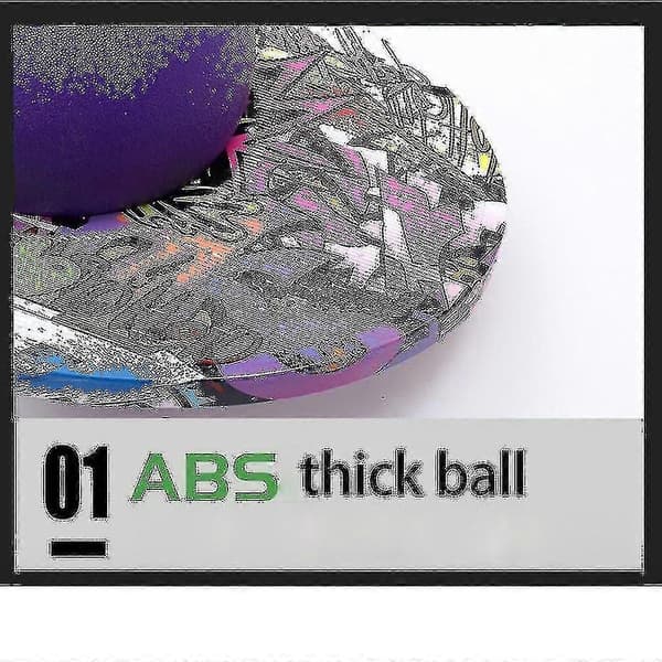 Balance Board with Bouncing Ball and Handle - Explosion-Proof Exercise Ball Purple