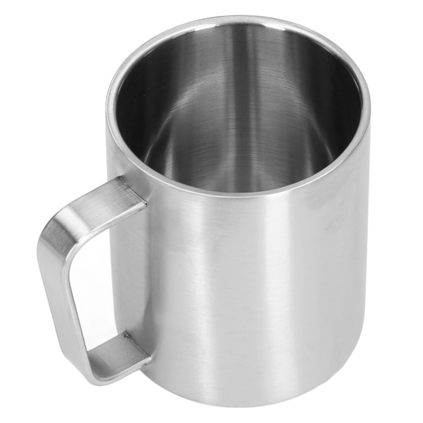 Rostfritt stål kopp 300 ml kapacitet dubbellager ergonomisk designstruktur med handtag kaffemugg