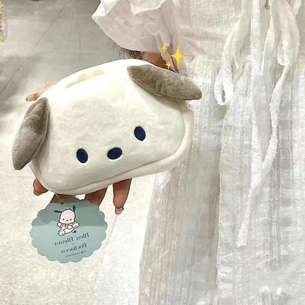 Anime Sanrio Plyschväska Kawaii Pochacco Söt Plysch Myntväska