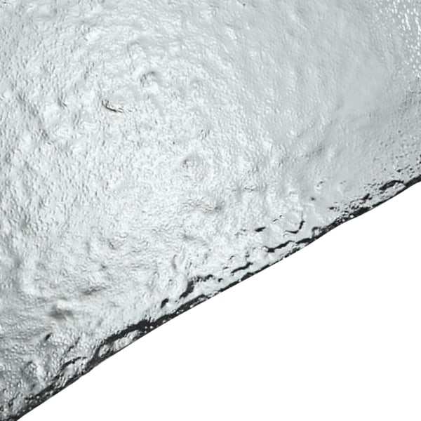 Ice Cube Glas Teunderlägg Ice Dew Kristallglas Förtjockad tekoppshållare matta Vattenkopp bordstablett bricka 23x14cm / 9.1x5.5in