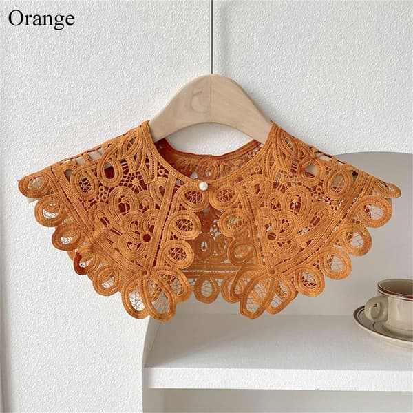 Falsk krage Avtakbar krage ORANGE orange
