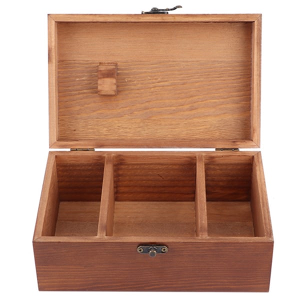 Hushålls vintage träsylåda Case Organizer Gör-det-själv-syverktygTaraxacum-mönster Tom låda