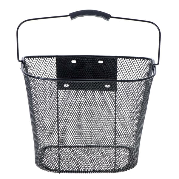 Front bicycle basket, click-on metal basket 1050
