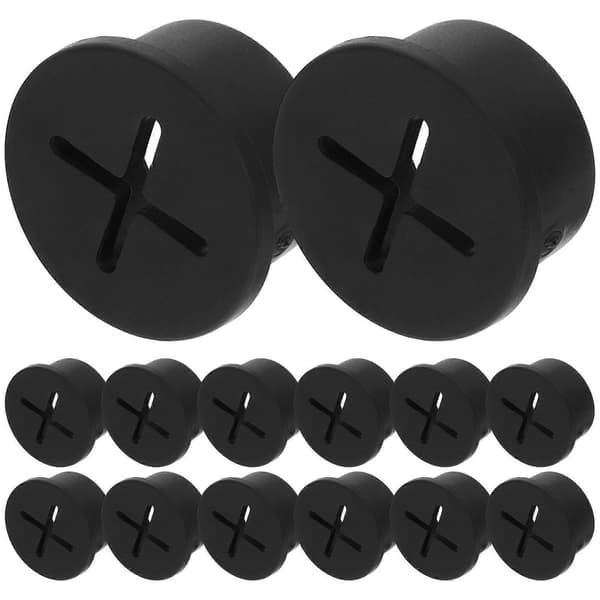 Cable Grommets for Effective Hole Protection and Improved Desk Functionality White White 2.40X2.40X1.20CM