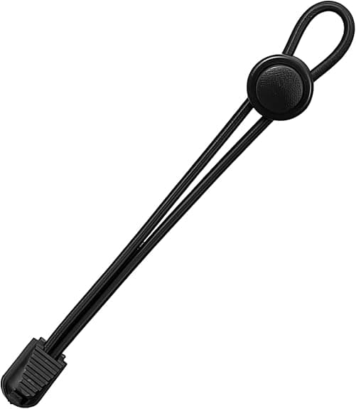 Elastiske snørebånd 1 par til voksne/børn, du behøver ikke at binde elastiske låsesnørebånd (sort) black